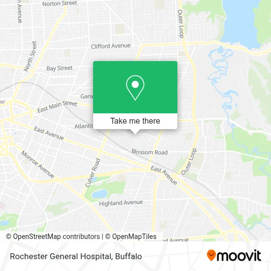Rochester General Hospital map