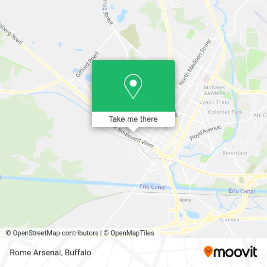 Rome Arsenal map