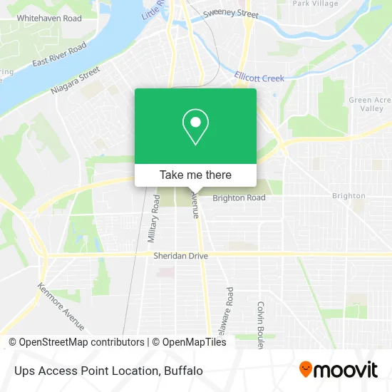 Ups Access Point Location map