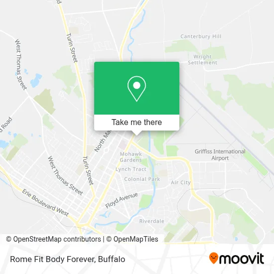 Rome Fit Body Forever map