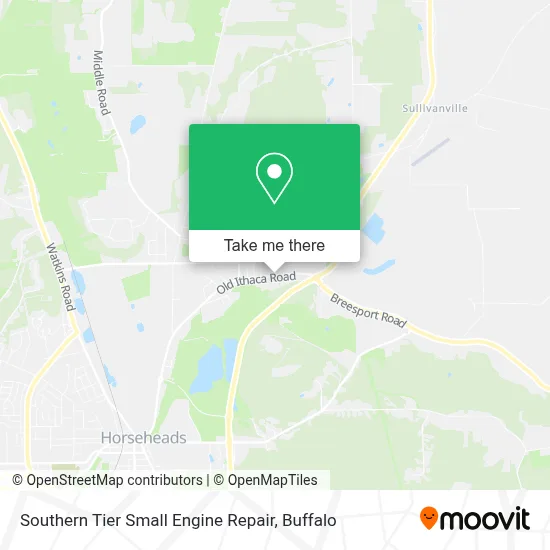 Southern Tier Small Engine Repair map