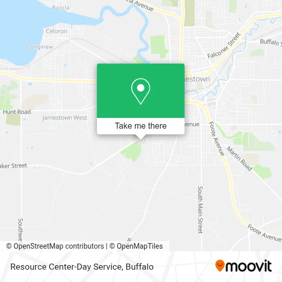 Resource Center-Day Service map