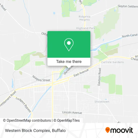 Western Block Complex map