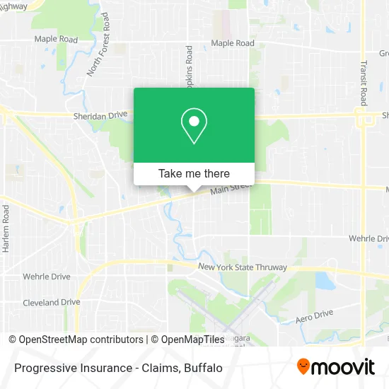 Progressive Insurance - Claims map