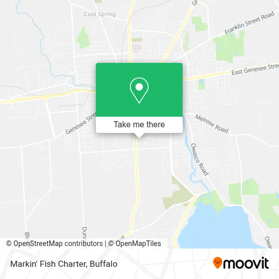 Markin' Fish Charter map