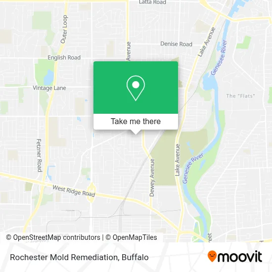 Rochester Mold Remediation map