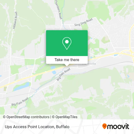 Ups Access Point Location map