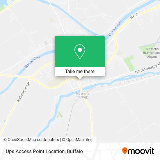 Ups Access Point Location map