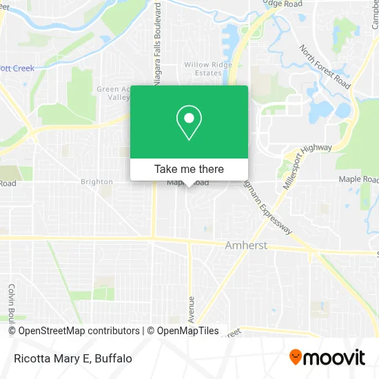 Ricotta Mary E map