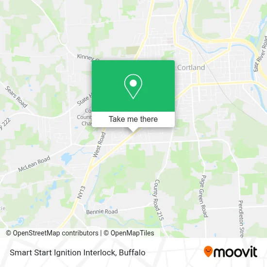 Smart Start Ignition Interlock map
