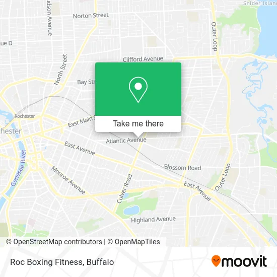 Roc Boxing Fitness map