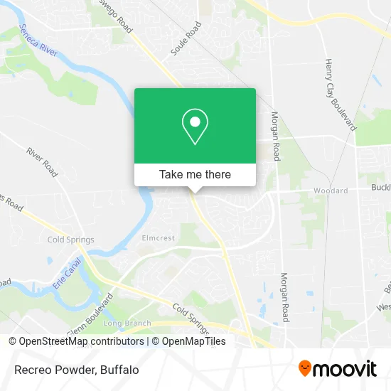 Recreo Powder map