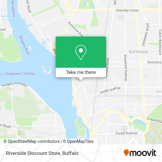 Riverside Discount Store map