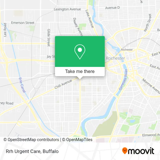 Rrh Urgent Care map