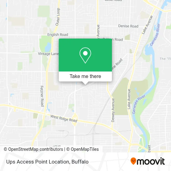 Ups Access Point Location map