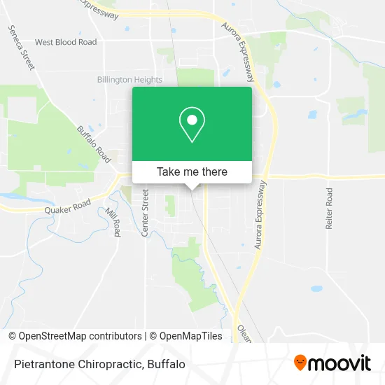 Pietrantone Chiropractic map