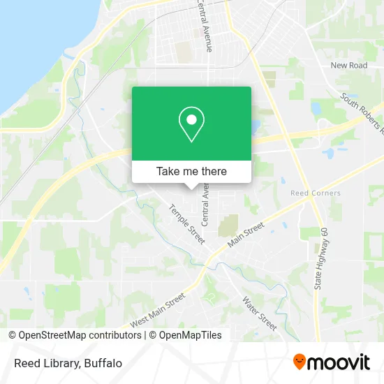 Reed Library map