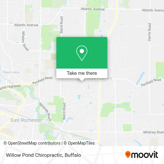 Willow Pond Chiropractic map
