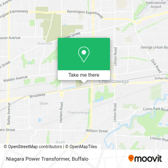 Niagara Power Transformer map