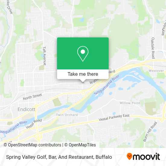 Spring Valley Golf, Bar, And Restaurant map