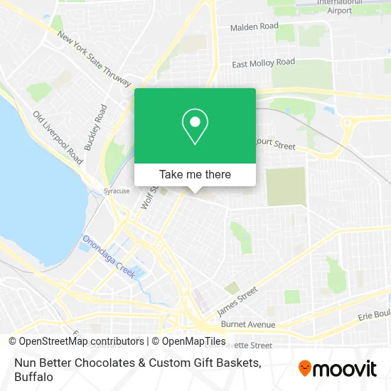 Nun Better Chocolates & Custom Gift Baskets map