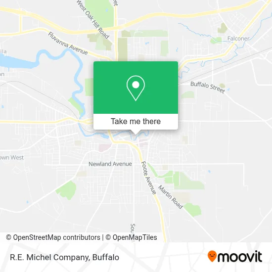 R.E. Michel Company map