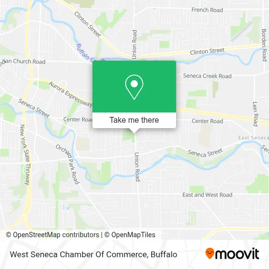 West Seneca Chamber Of Commerce map