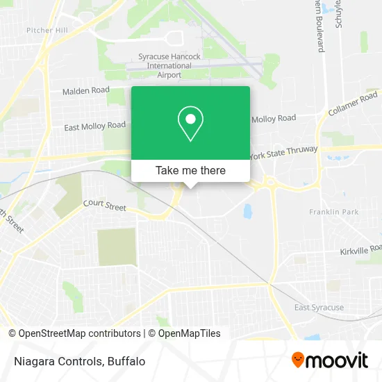 Niagara Controls map
