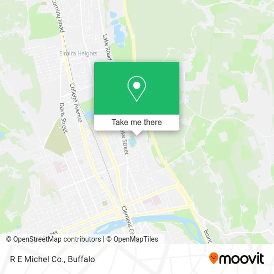 R E Michel Co. map