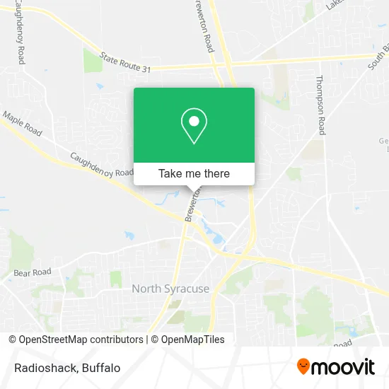 Radioshack map