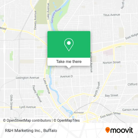 R&H Marketing Inc. map