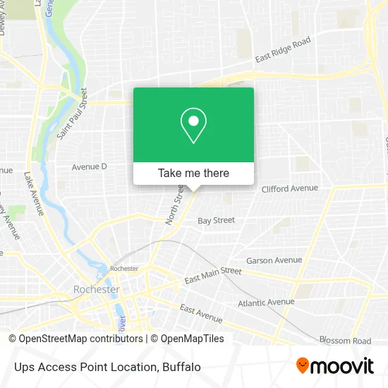 Ups Access Point Location map