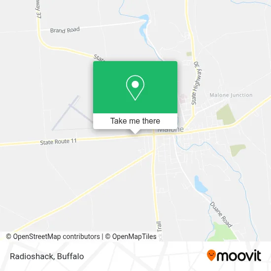 Radioshack map