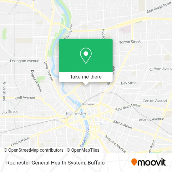 Rochester General Health System map