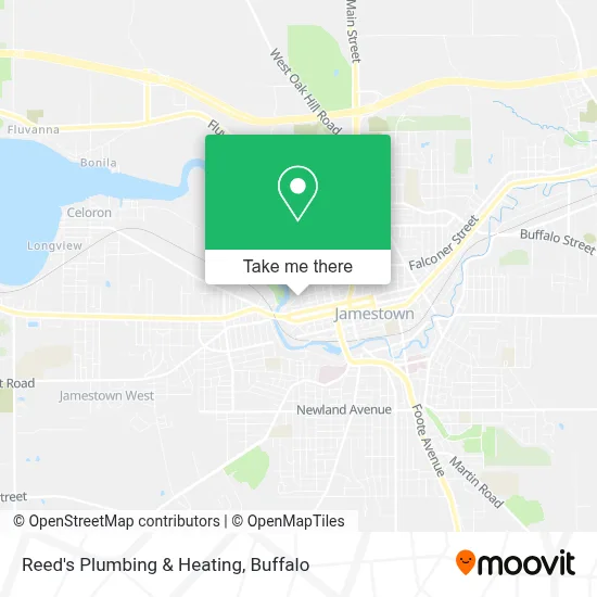 Reed's Plumbing & Heating map