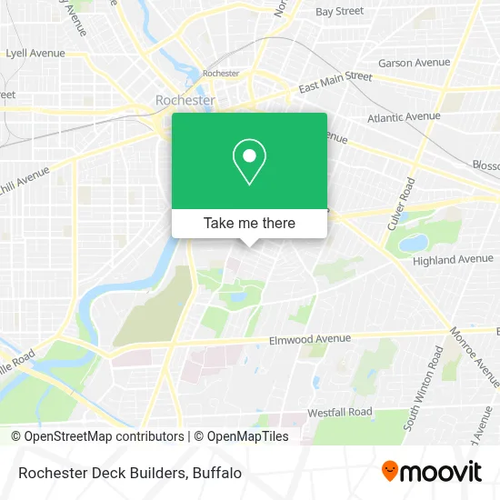 Rochester Deck Builders map