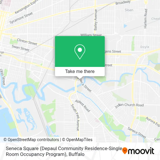 Seneca Square (Depaul Community Residence-Single Room Occupancy Program) map