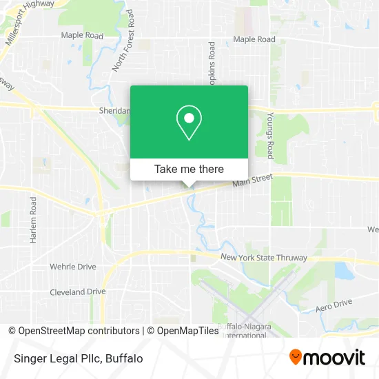 Singer Legal Pllc map