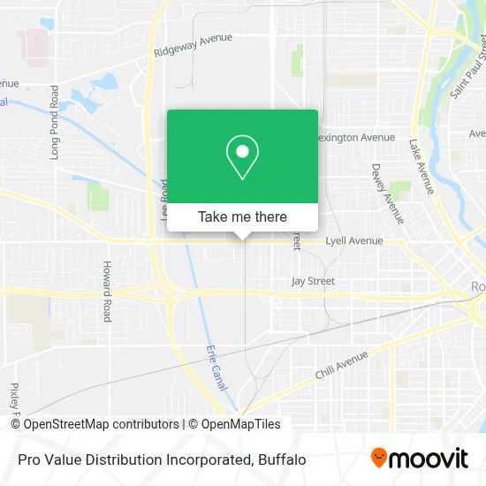 Pro Value Distribution Incorporated map
