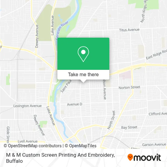 M & M Custom Screen Printing And Embroidery map