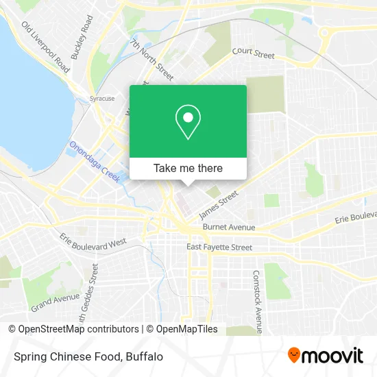Spring Chinese Food map