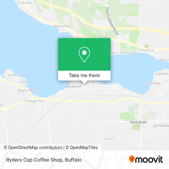 Ryders Cup Coffee Shop map