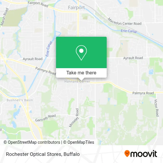 Rochester Optical Stores map