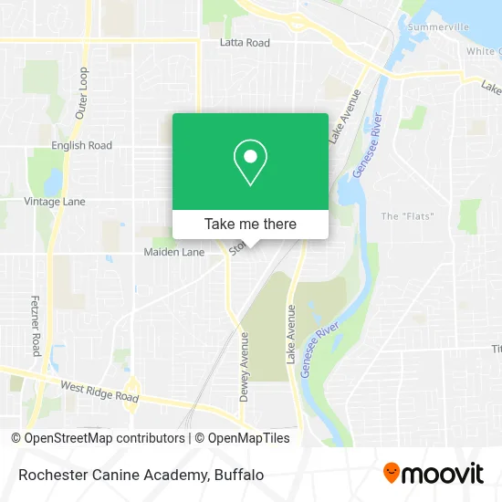 Rochester Canine Academy map