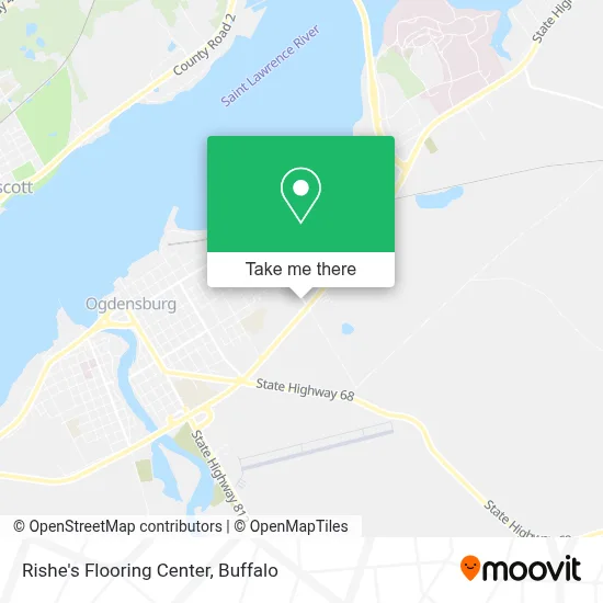 Rishe's Flooring Center map