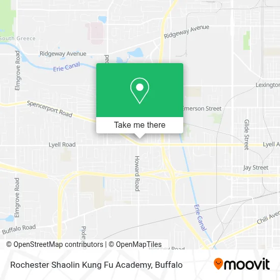 Rochester Shaolin Kung Fu Academy map