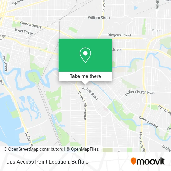 Ups Access Point Location map