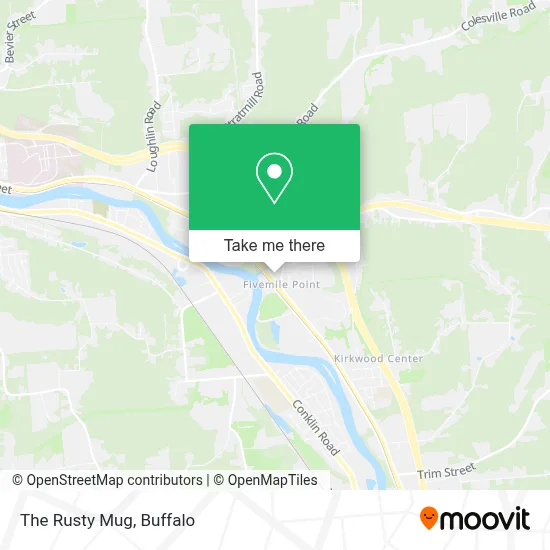The Rusty Mug map