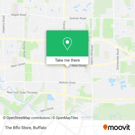 The Bflo Store map
