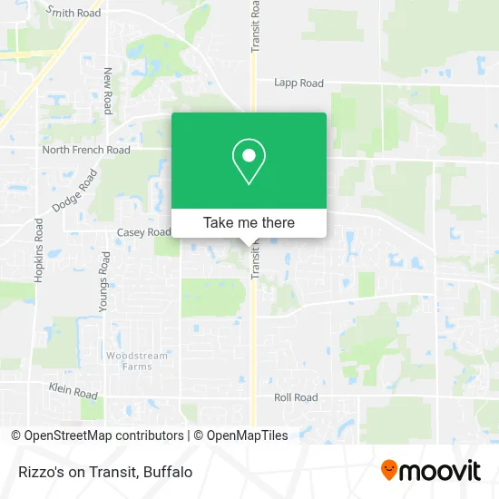 Rizzo's on Transit map